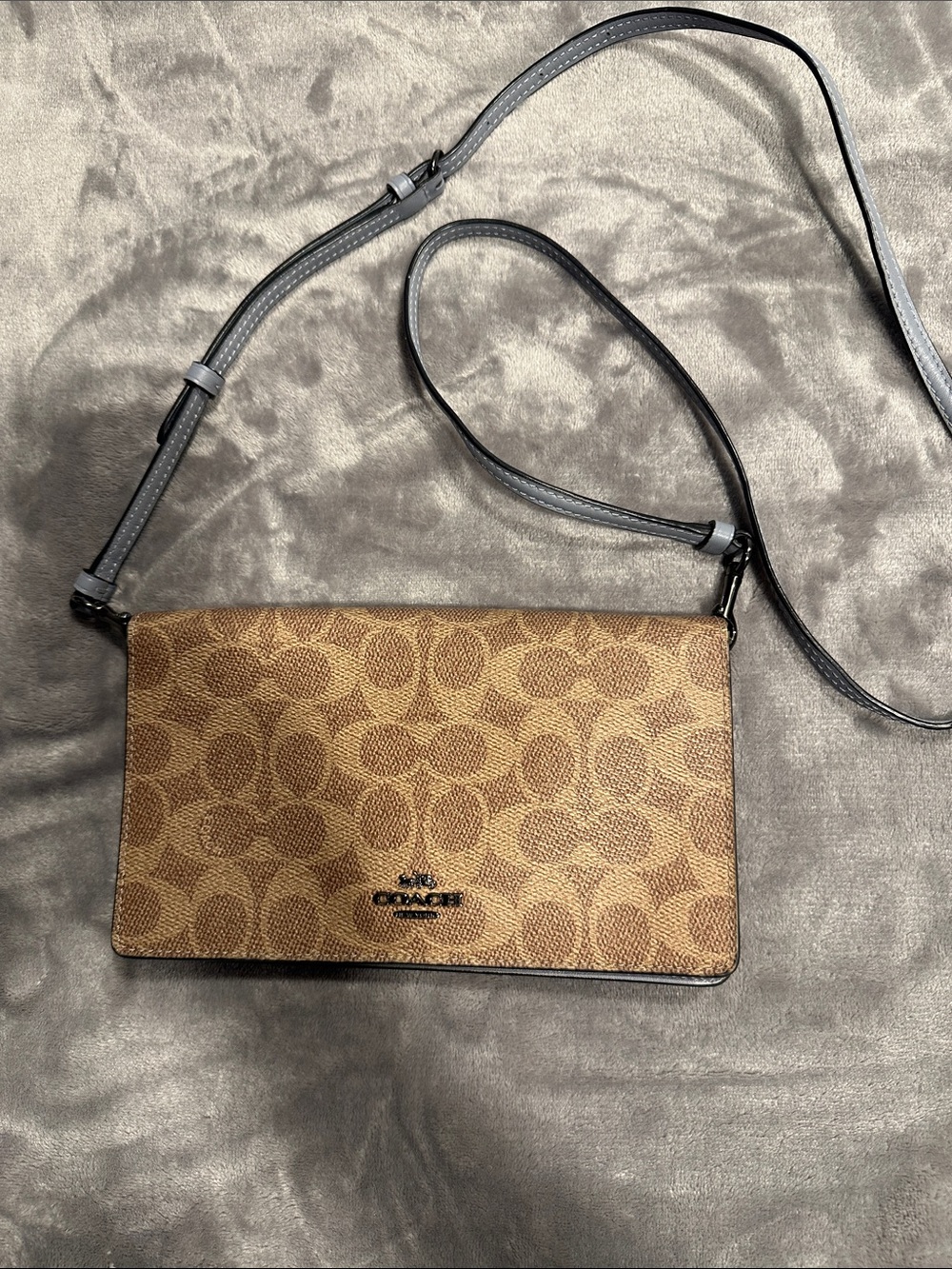 Coach Brown Signature Canvas Crossbody